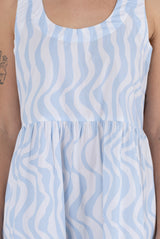 Austin Dress - Wavy Stripe