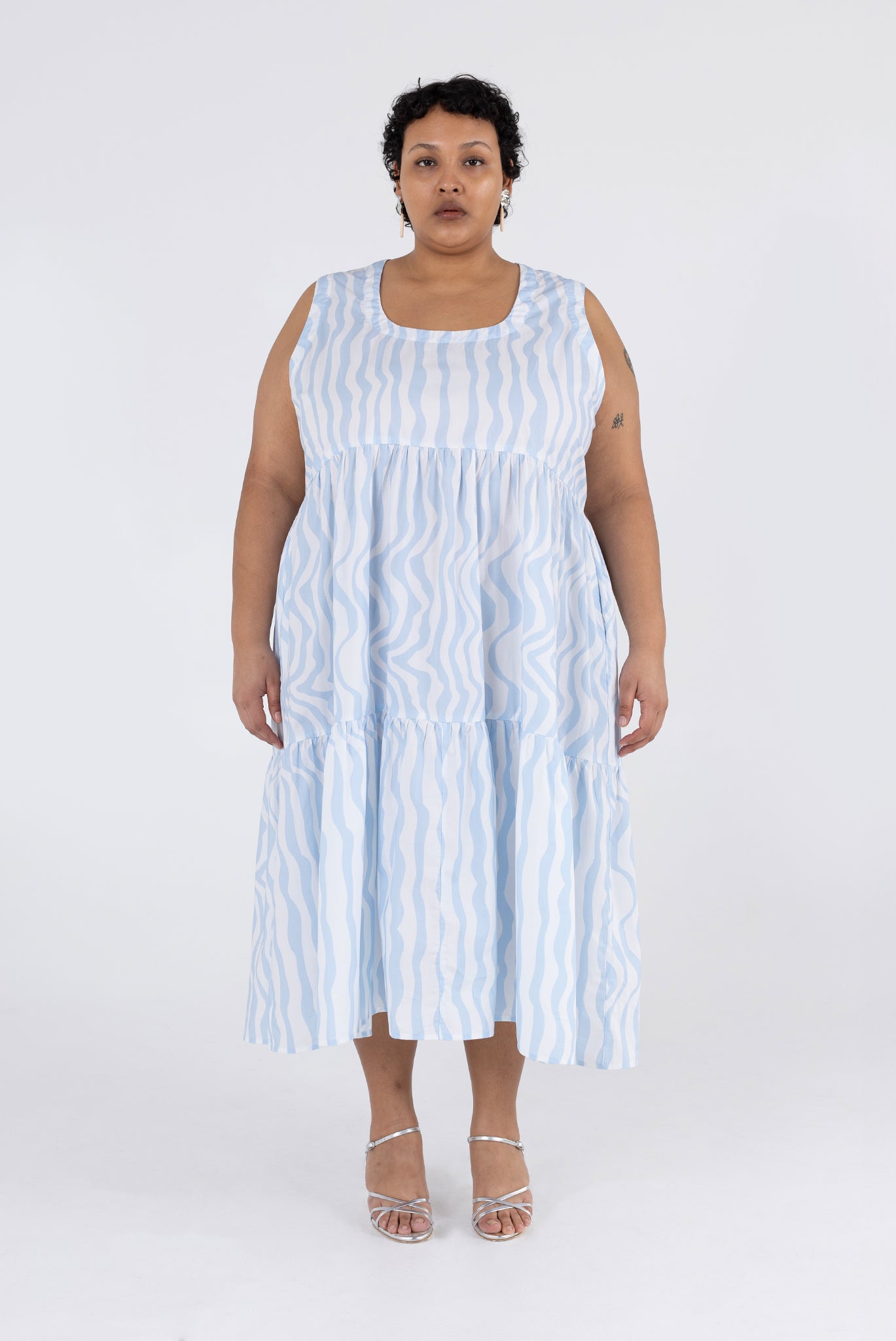 Austin Dress - Wavy Stripe