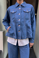 Aviator Jacket - 70’s Blue