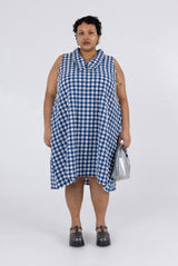 Brooks Dress - Navy Check