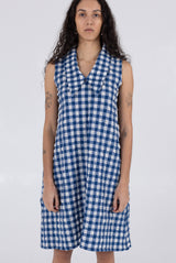 Brooks Dress - Navy Check