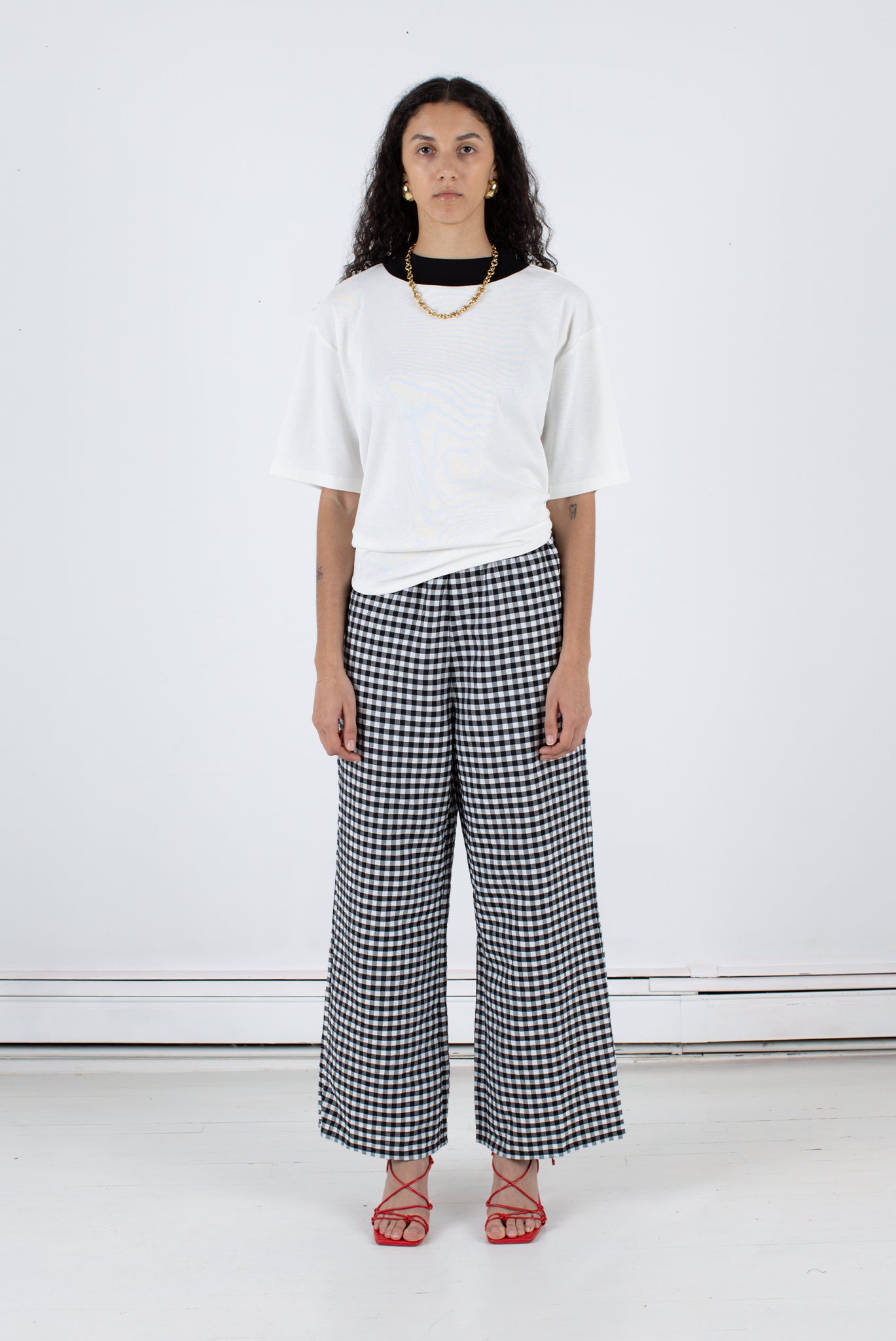 Luna Pant - Black Check