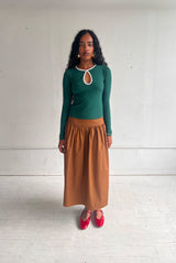 Farah Top - Forest Green