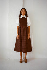 Flor Dress - Cinnamon Check