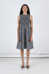 Garden Dress - Black Check