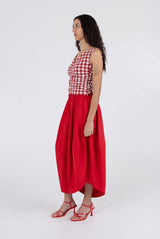 Vessel Skirt - Scarlet