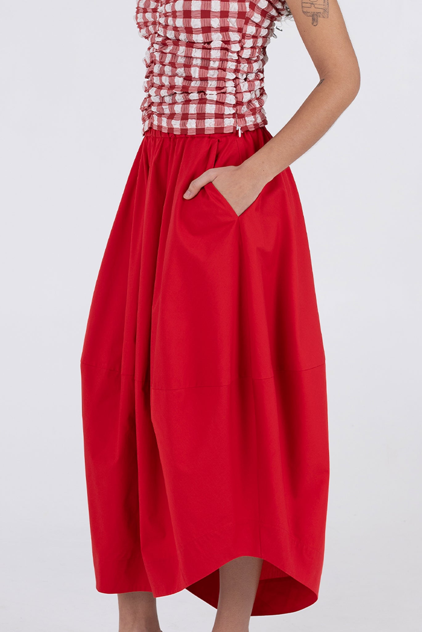 Vessel Skirt - Scarlet