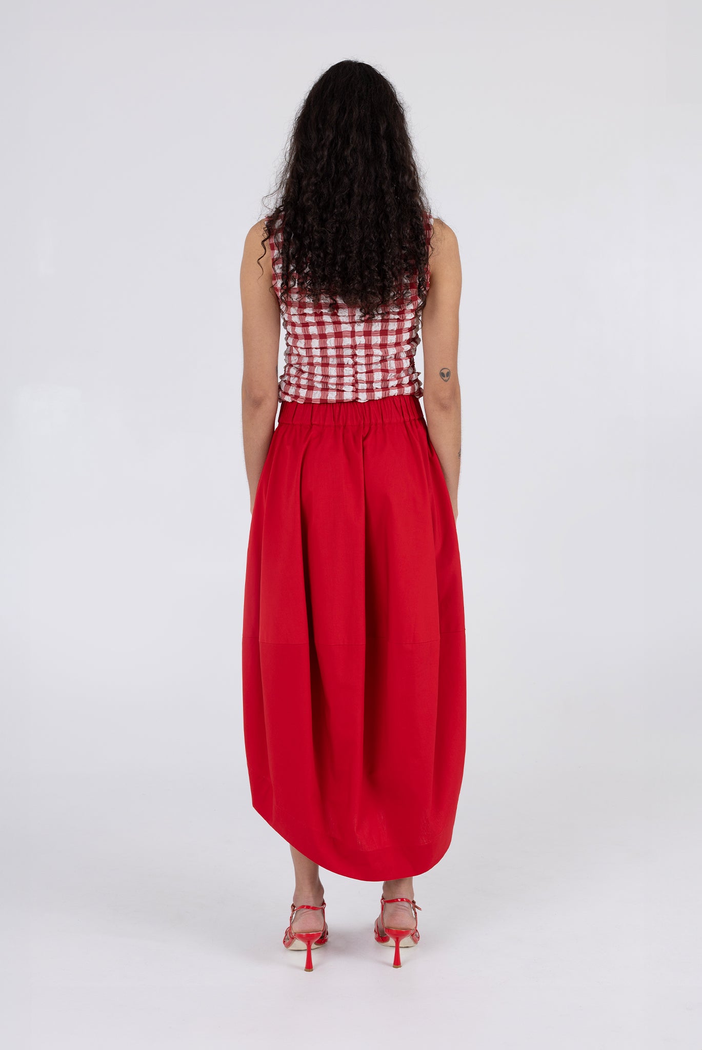 Vessel Skirt - Scarlet