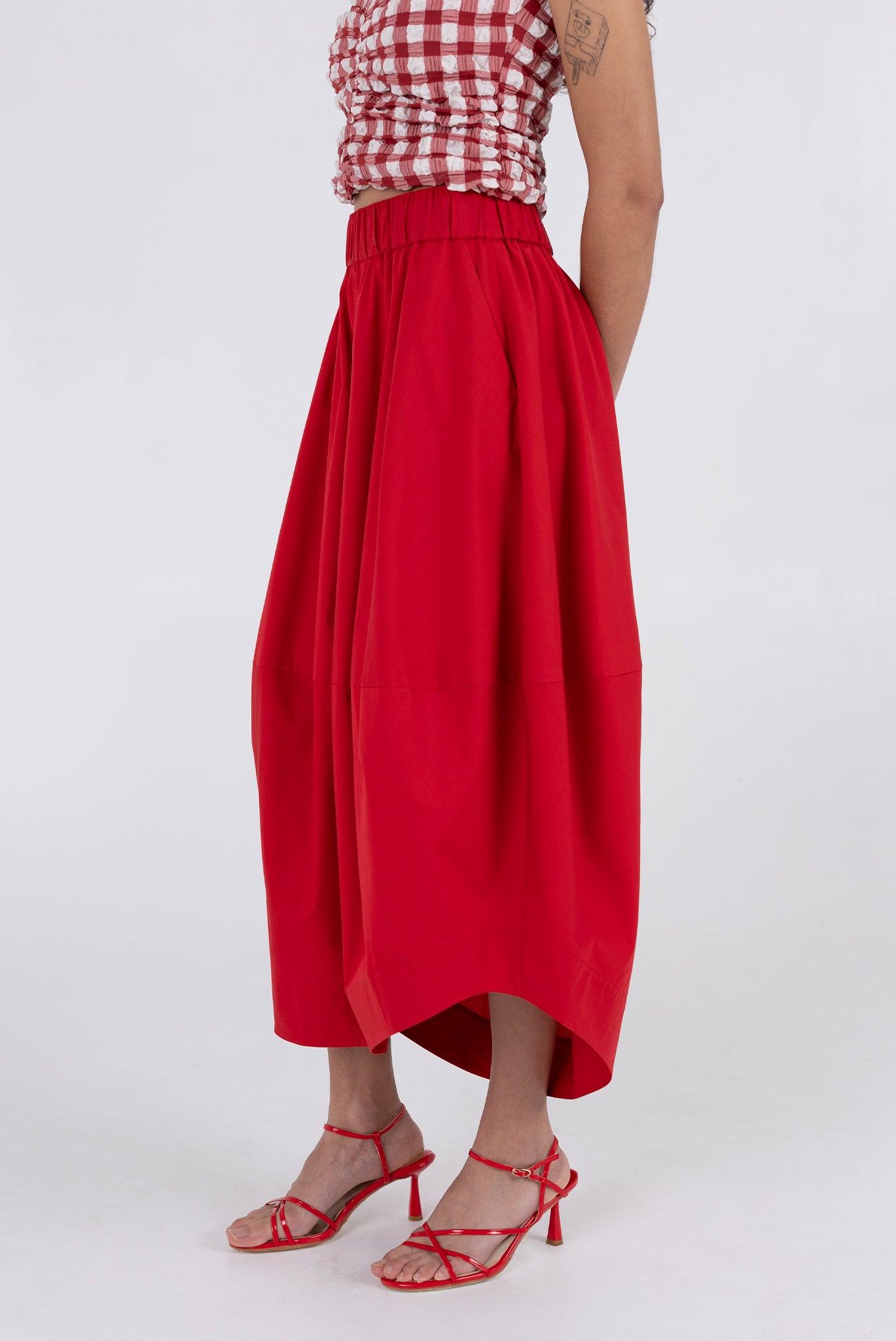 Vessel Skirt - Scarlet