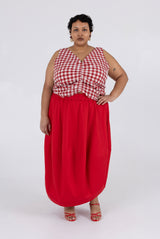 Vessel Skirt - Scarlet