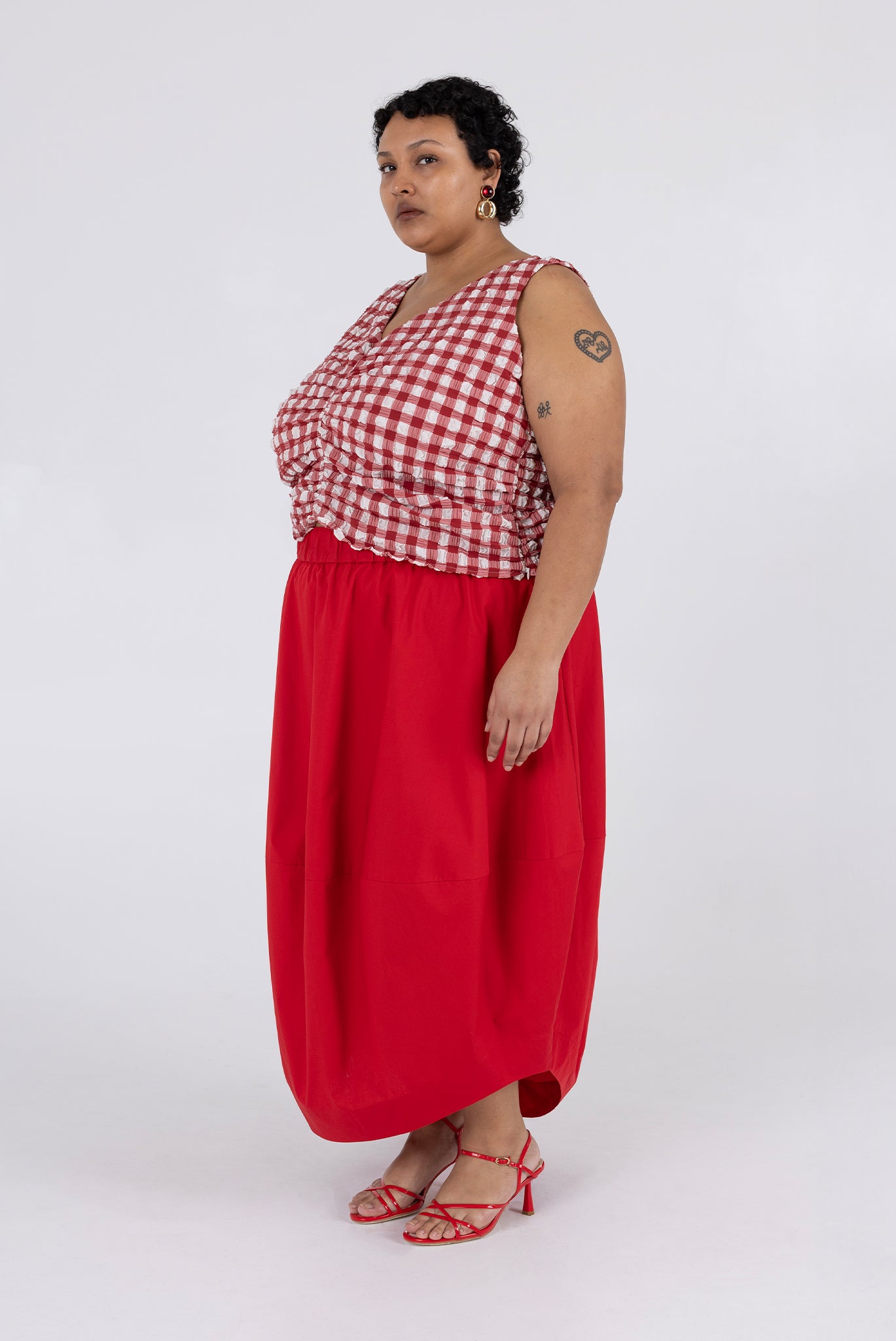 Vessel Skirt - Scarlet