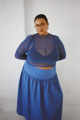 Lulu Skirt - Kahlo Blue