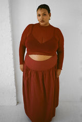 Lulu Skirt - Merlot