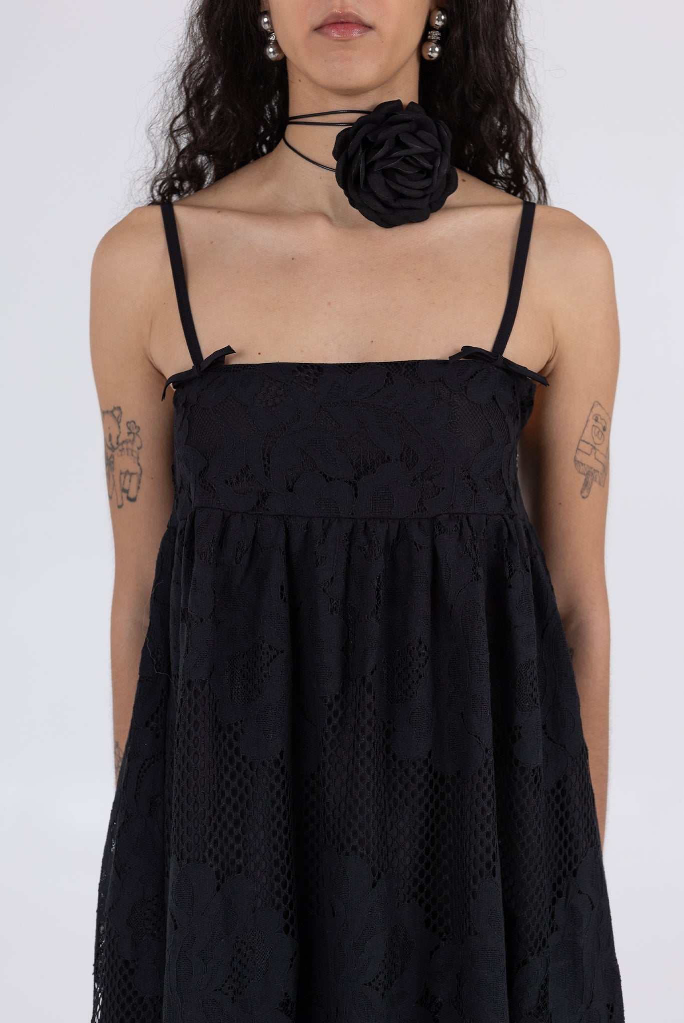 Bronte Dress Sample - Midnight Lace