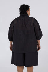 Madeline Top - Black Eyelet