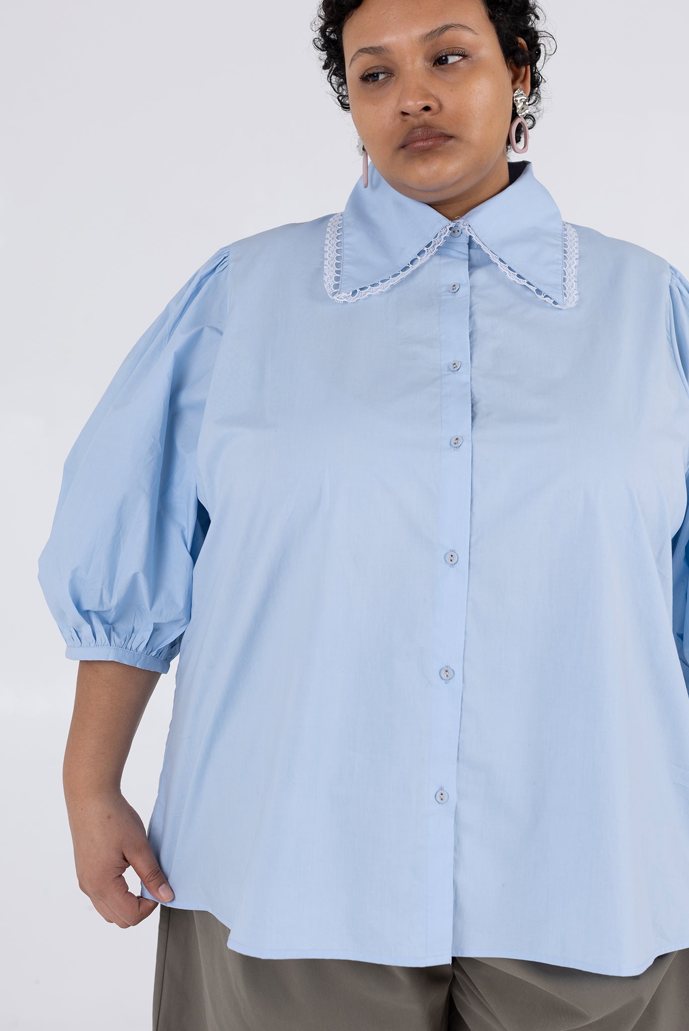 Madeline Top - Crystal Blue