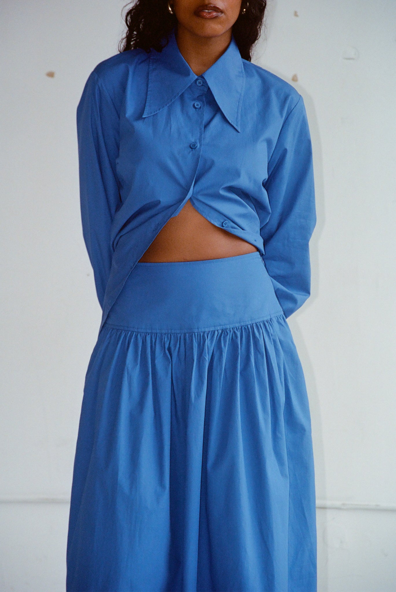 Lulu Skirt - Kahlo Blue