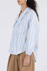 Nic Shirt - Wavy Stripe