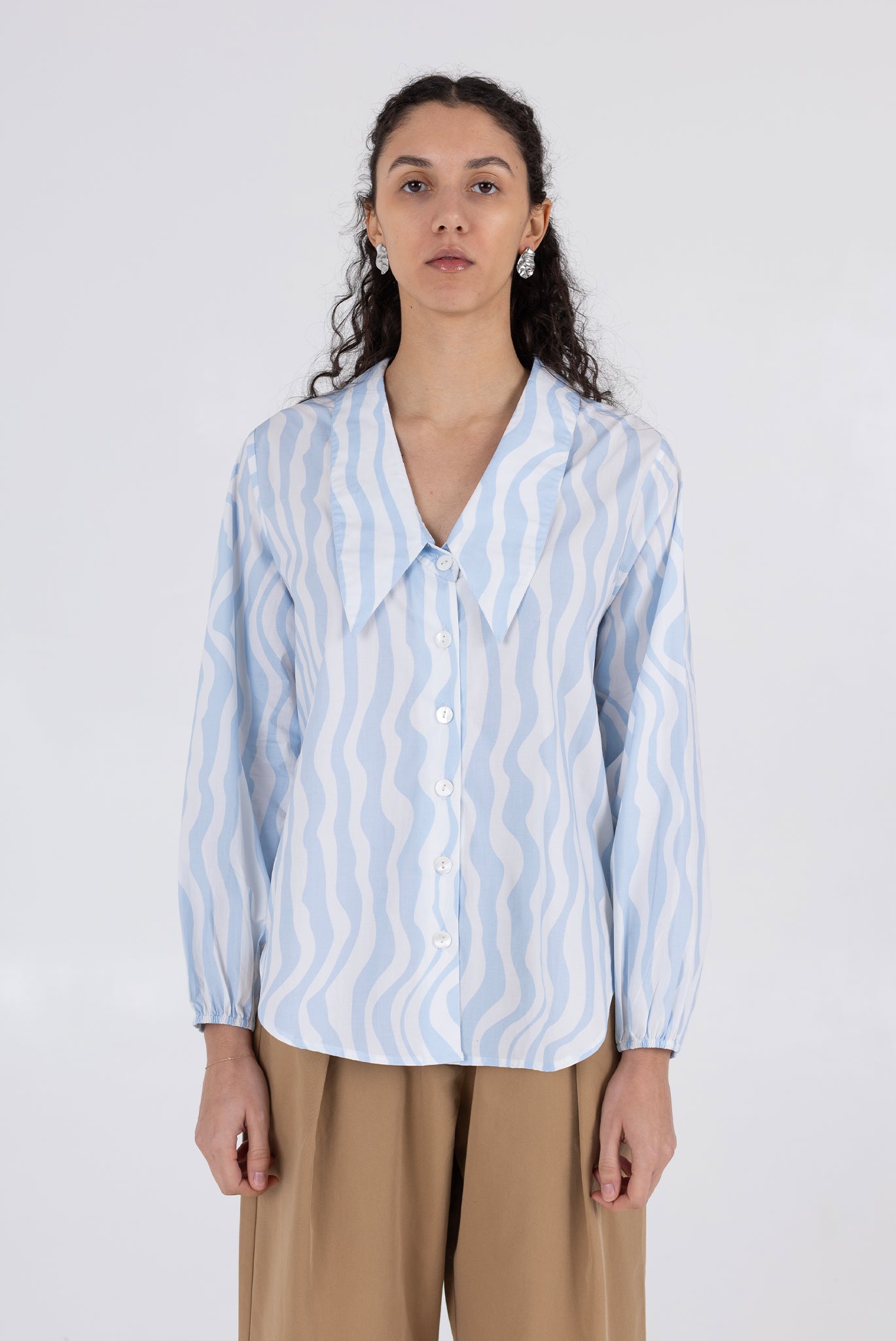 Nic Shirt - Wavy Stripe