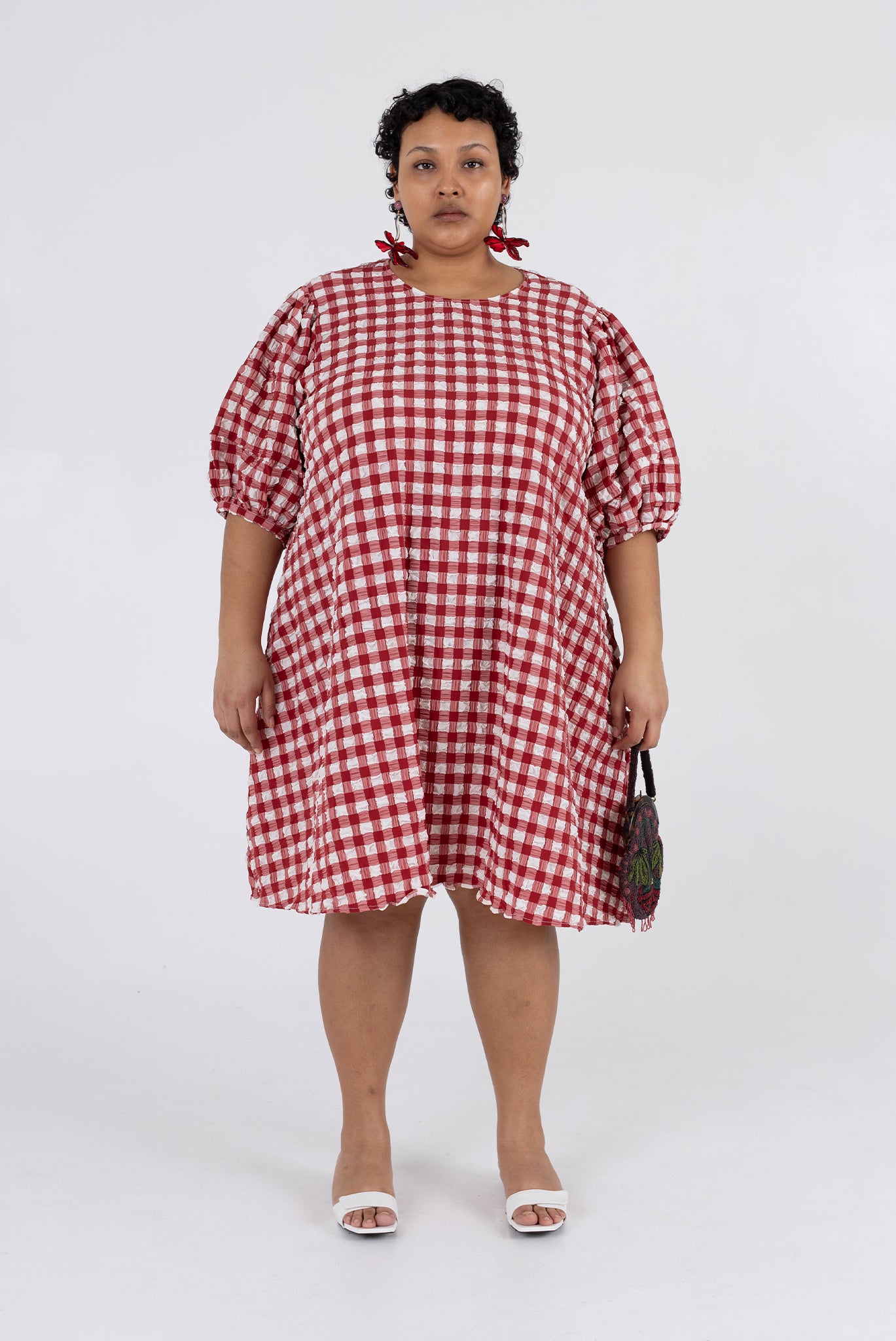 Orion Dress - Lipstick Check