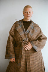 Roberta Trench - Reversible Mini Check