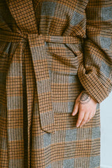 Roberta Trench - Reversible Mini Check