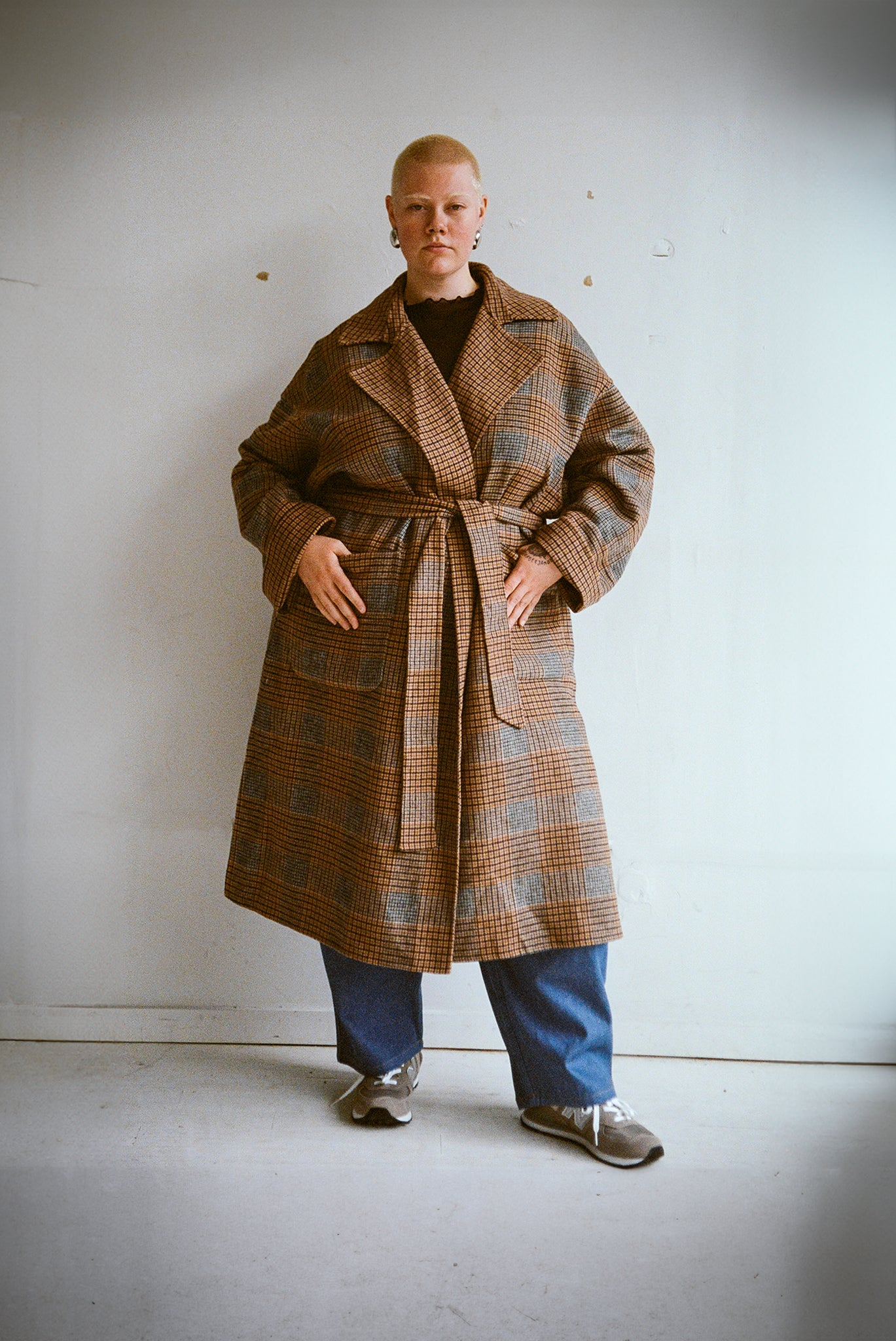 Roberta Trench - Reversible Mini Check