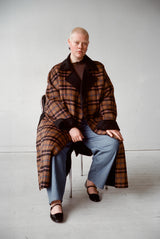 Roberta Trench - Reversible Plaid