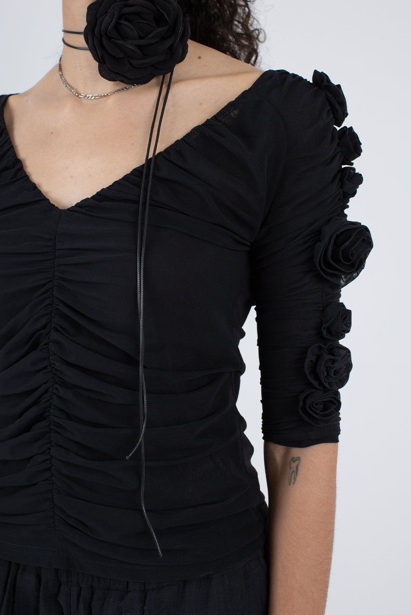 Rose Top - Black
