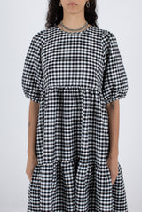 Rosemary Dress - Black Check