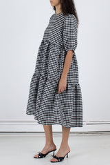 Rosemary Dress - Black Check