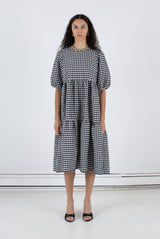 Rosemary Dress - Black Check