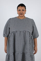 Rosemary Dress - Black Check