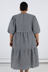 Rosemary Dress - Black Check