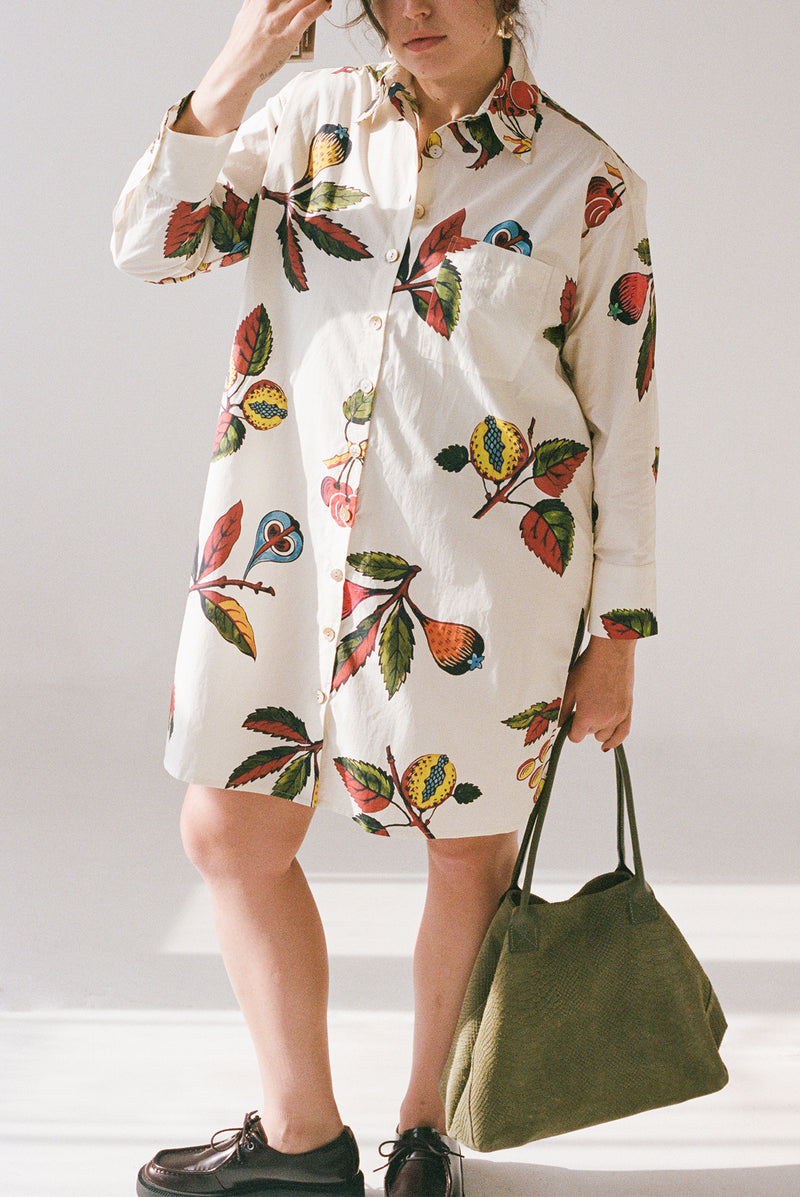 Etore Shirt Dress - Stone Fruit