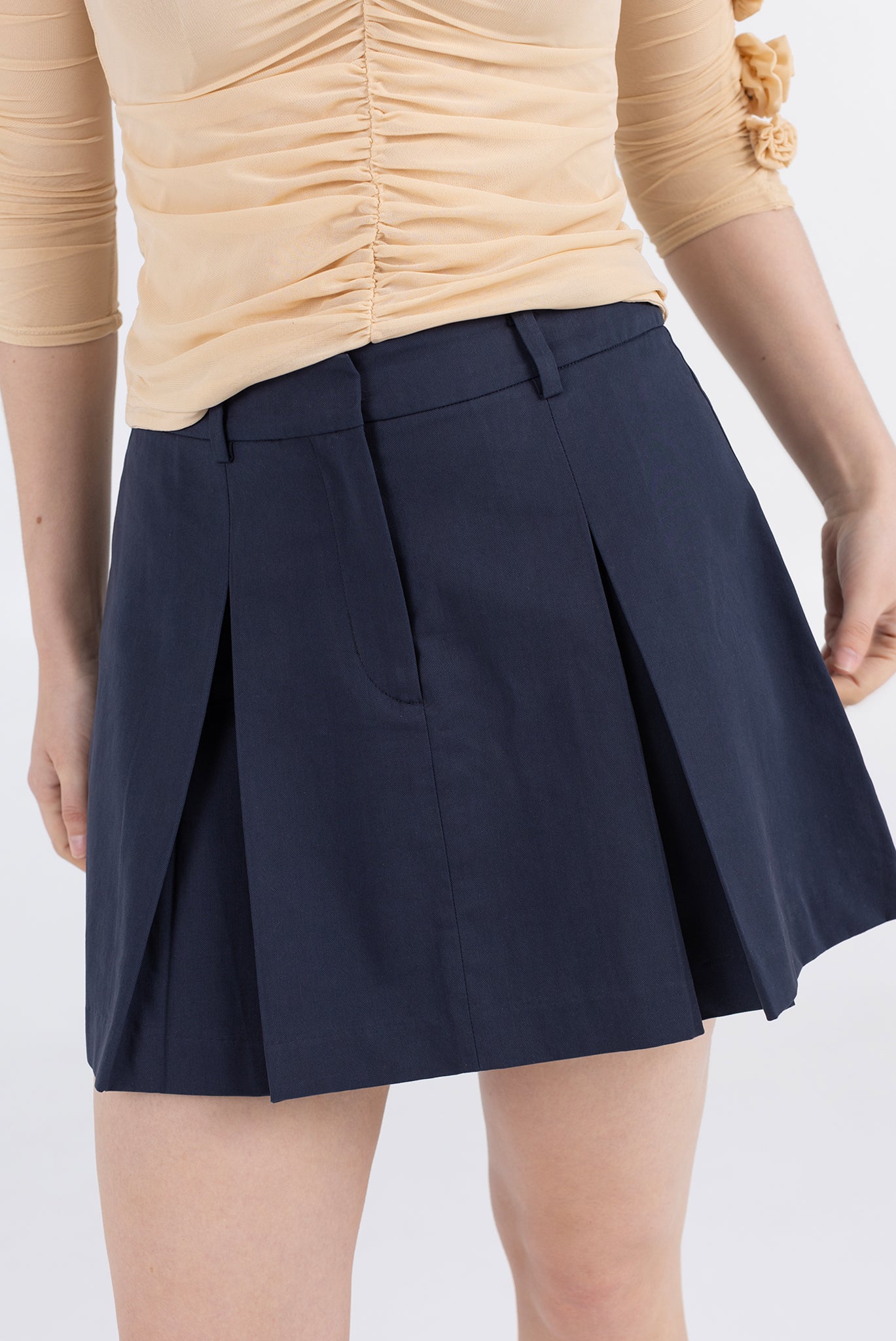 Thea Mini Skirt - Navy