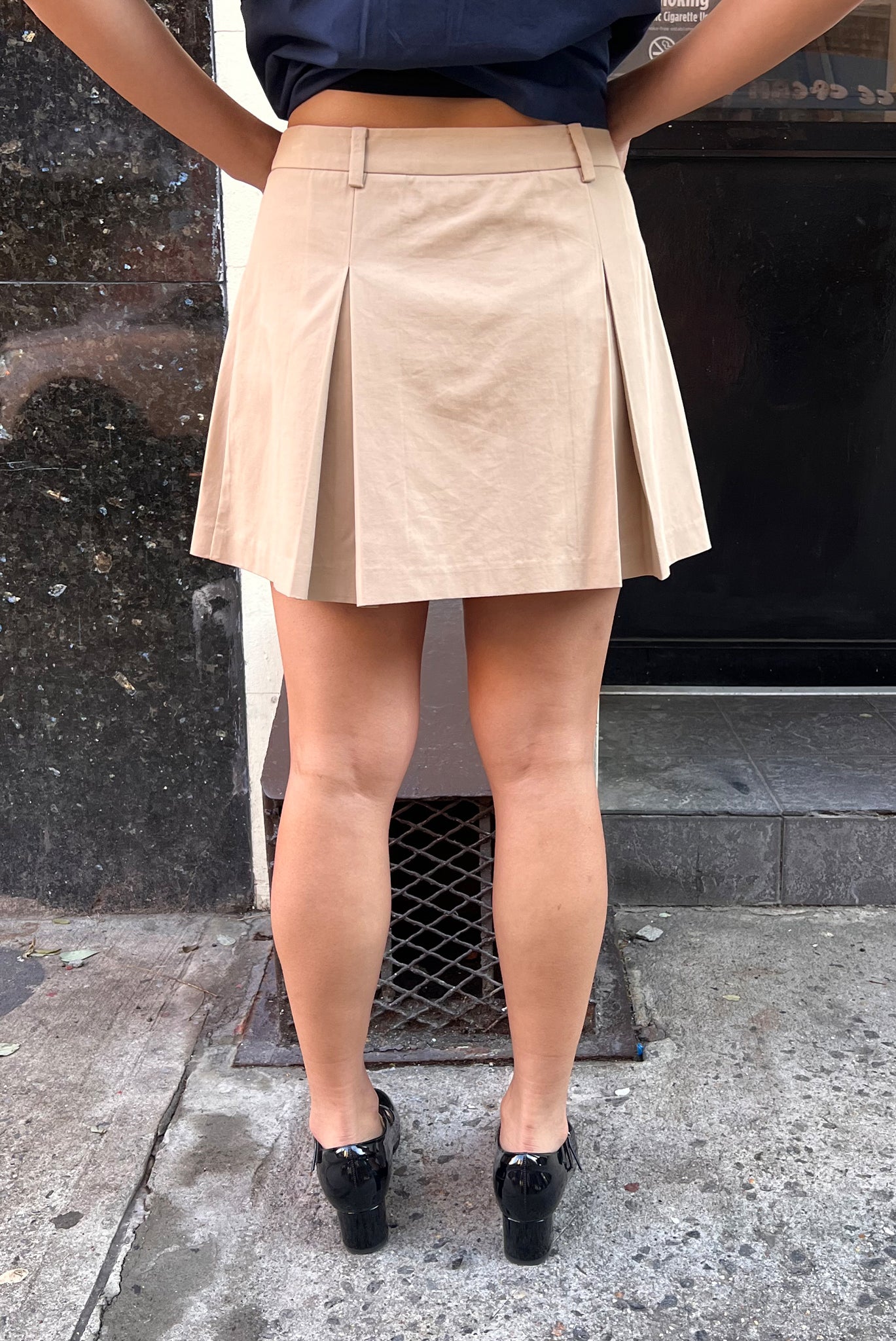 Thea Mini Skirt - Blonde