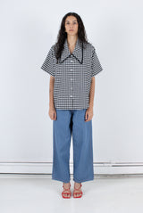 Tilda Top - Black Check