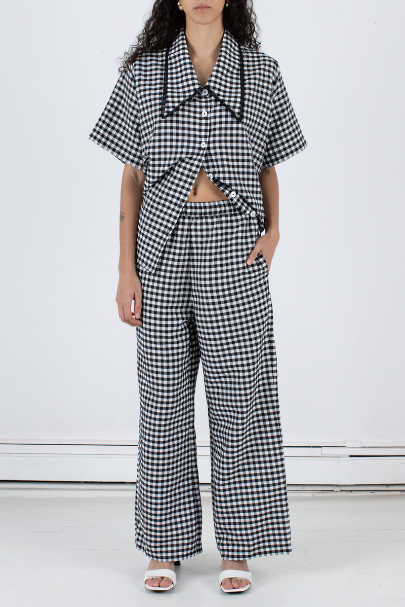 Luna Pant - Black Check