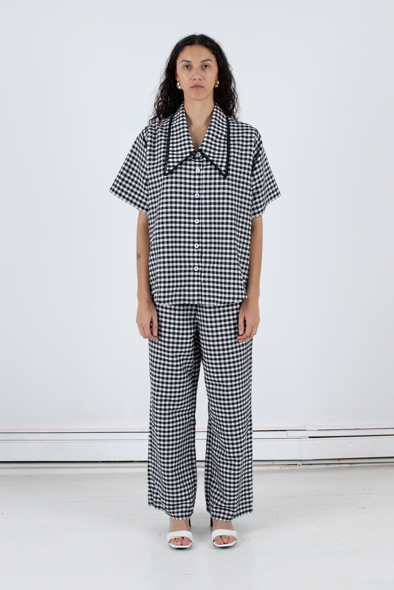 Luna Pant - Black Check