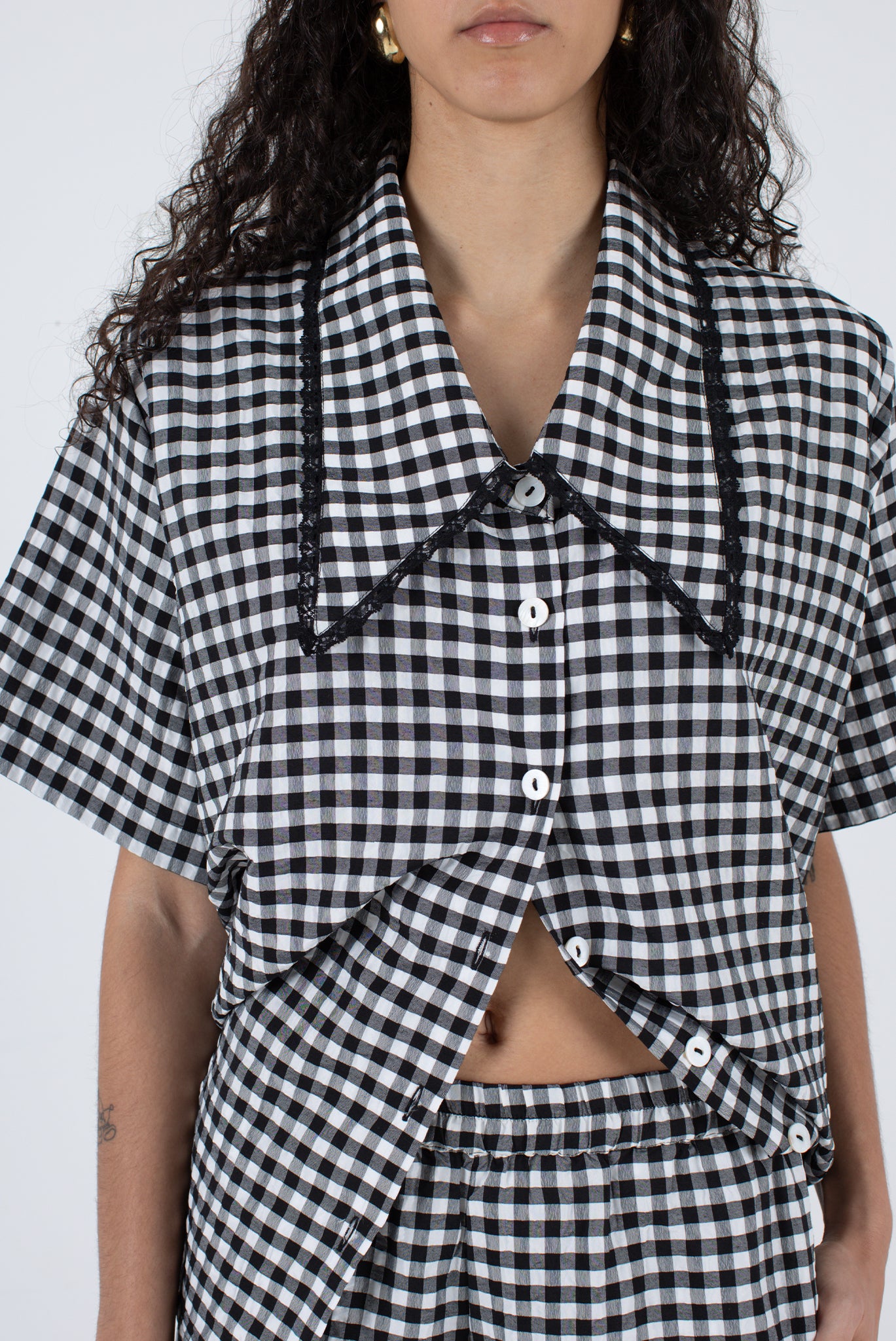 Luna Pant - Black Check