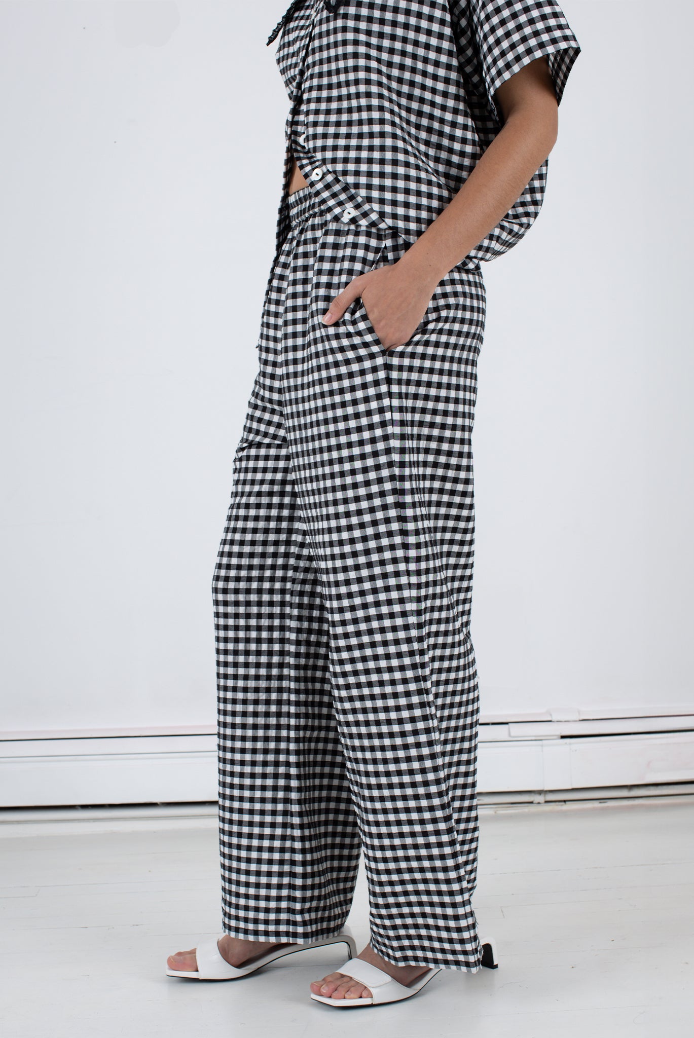 Luna Pant - Black Check