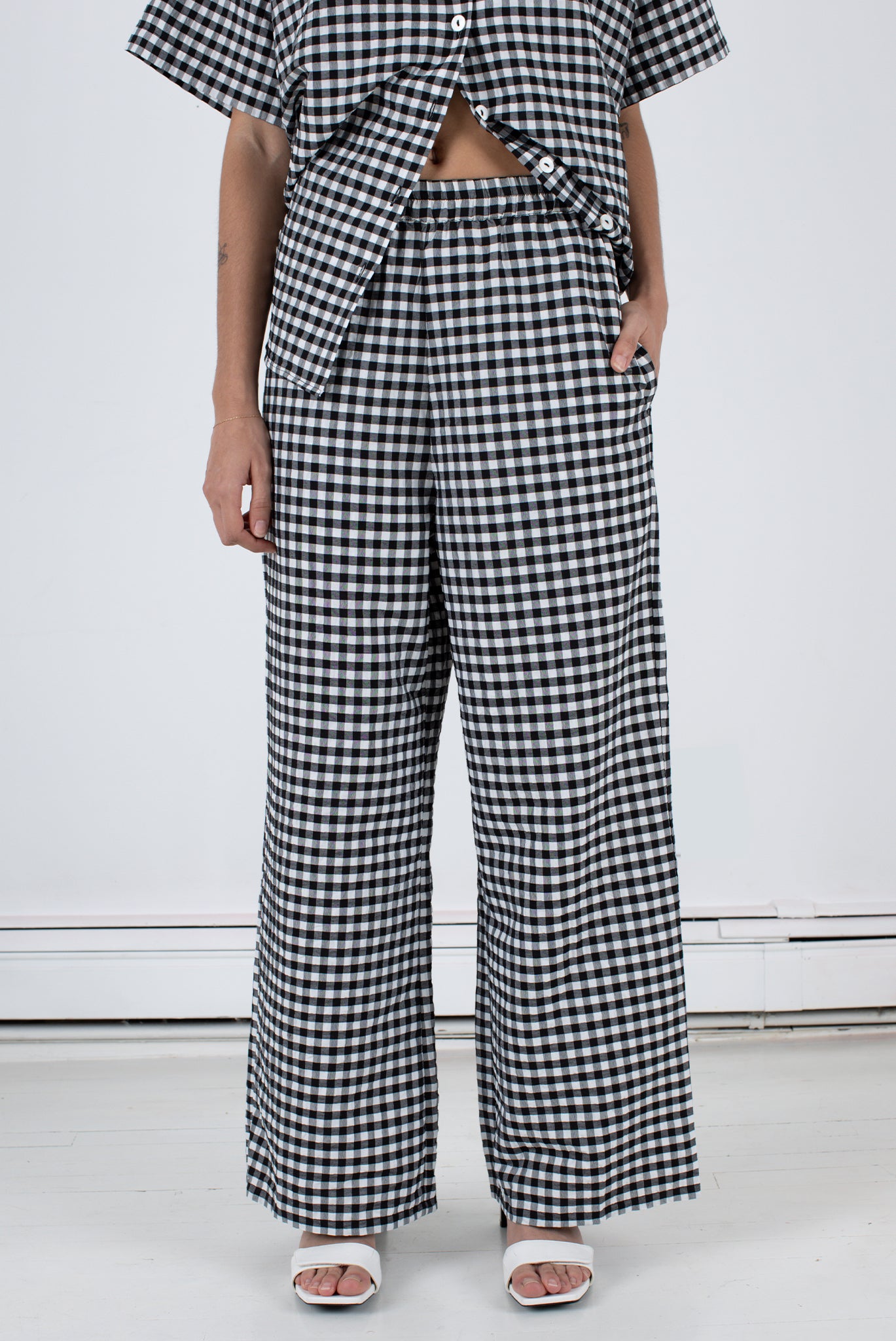 Luna Pant - Black Check
