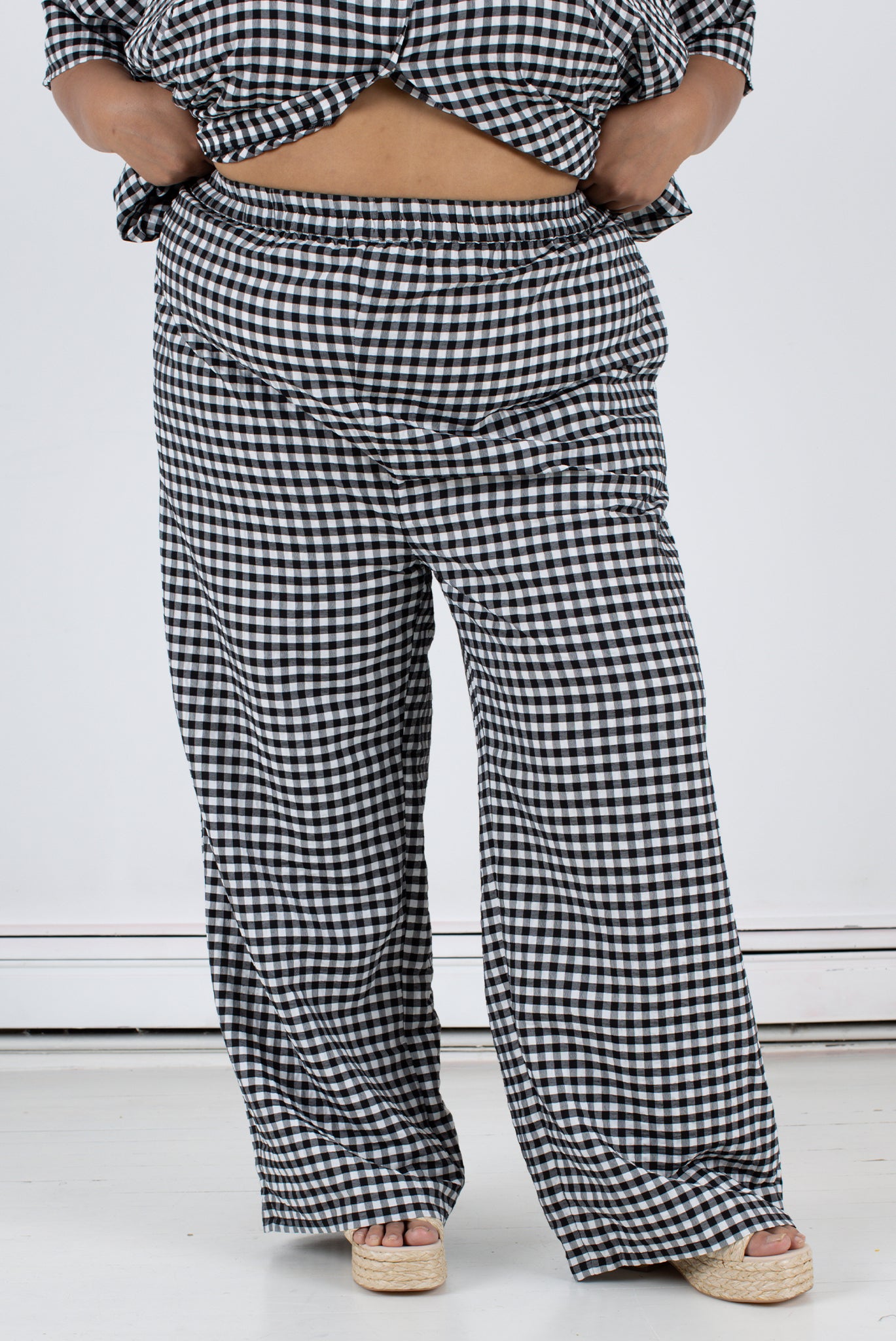 Luna Pant - Black Check