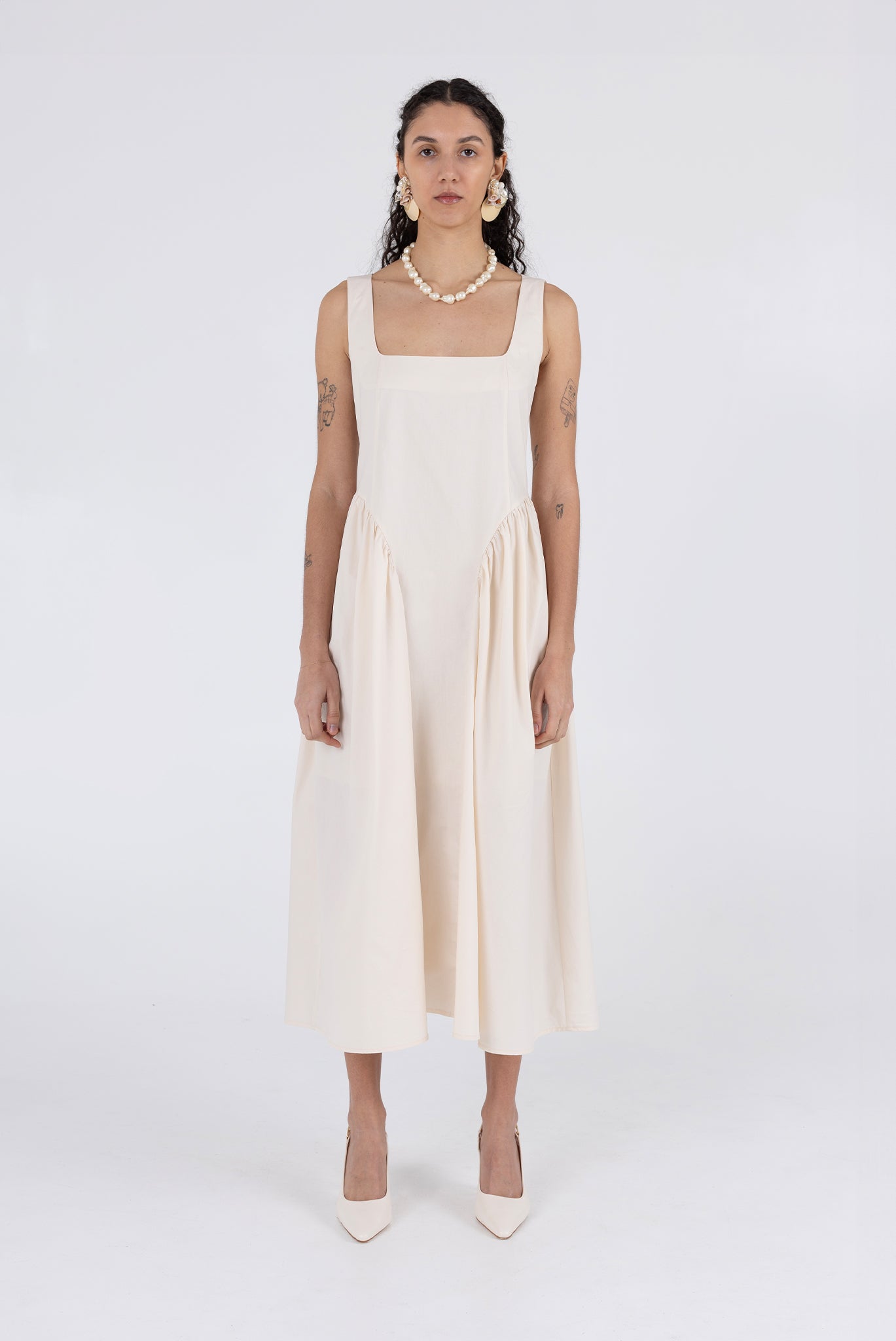 Vanessa Dress - Parchment