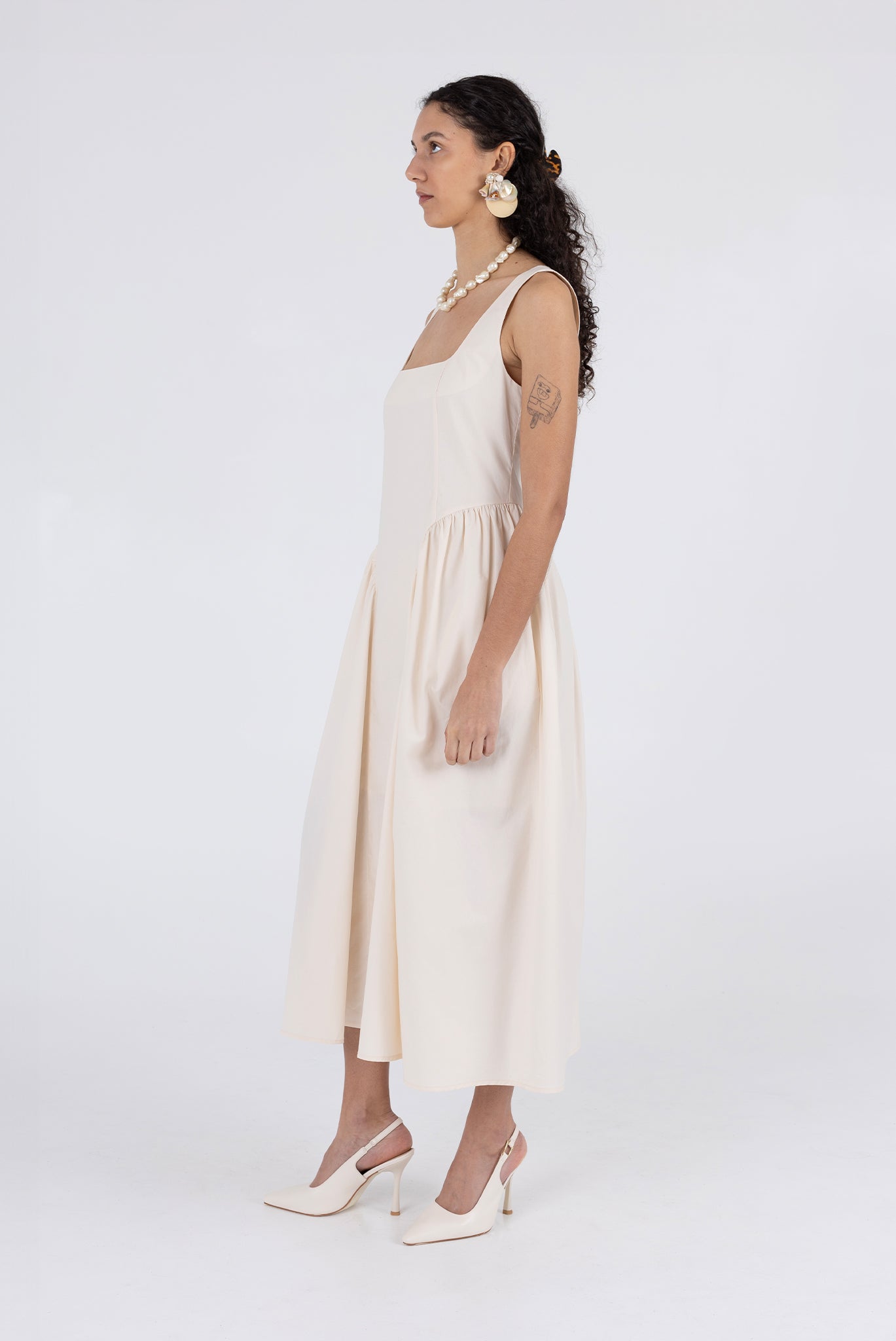 Vanessa Dress - Parchment