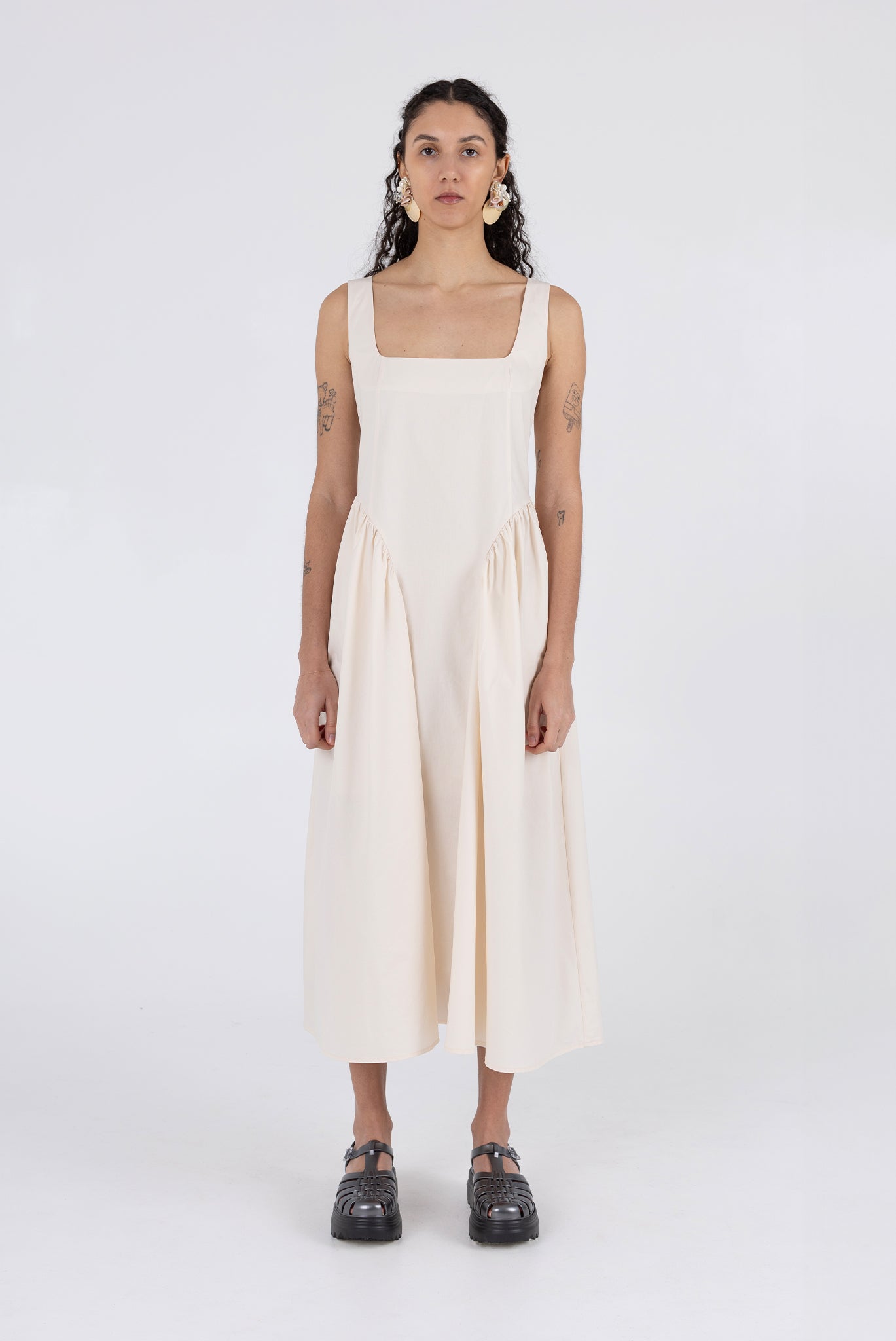 Vanessa Dress - Parchment