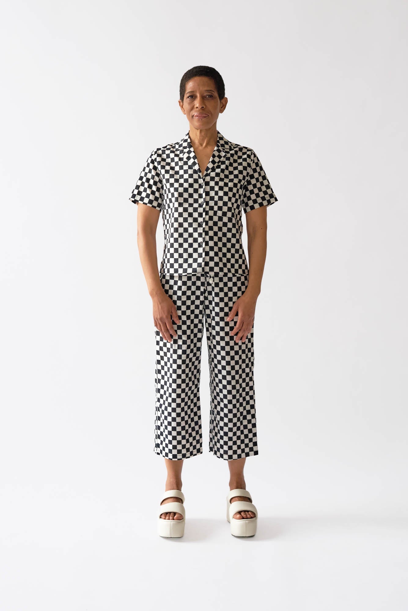Archive | Lounge Top - Black Check