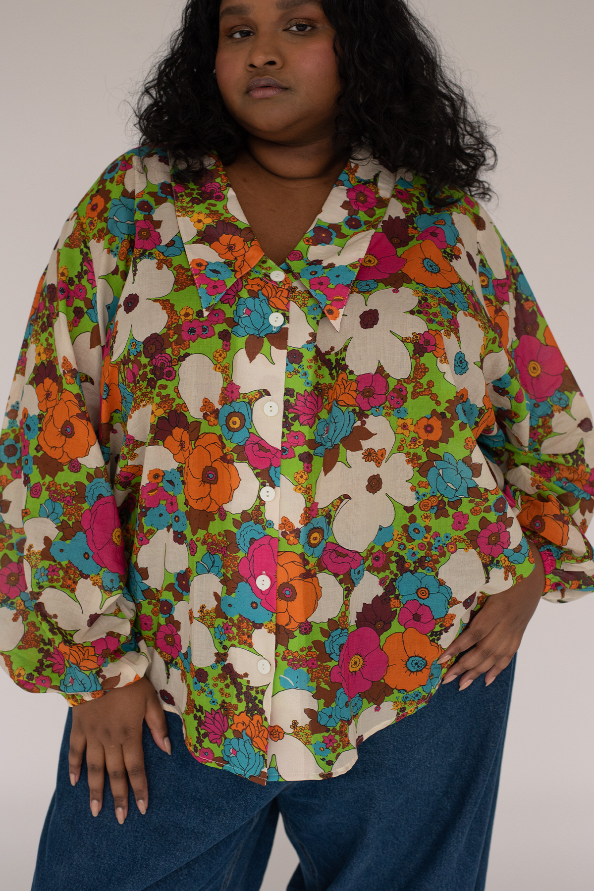 Nic Shirt - Acid Floral