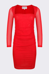 Marilis Dress - Tomato